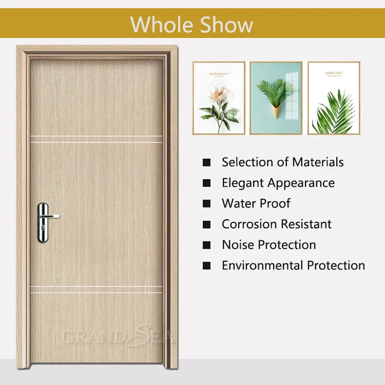 Factory Price Turkey Style Smooth Surface Wpc Doors