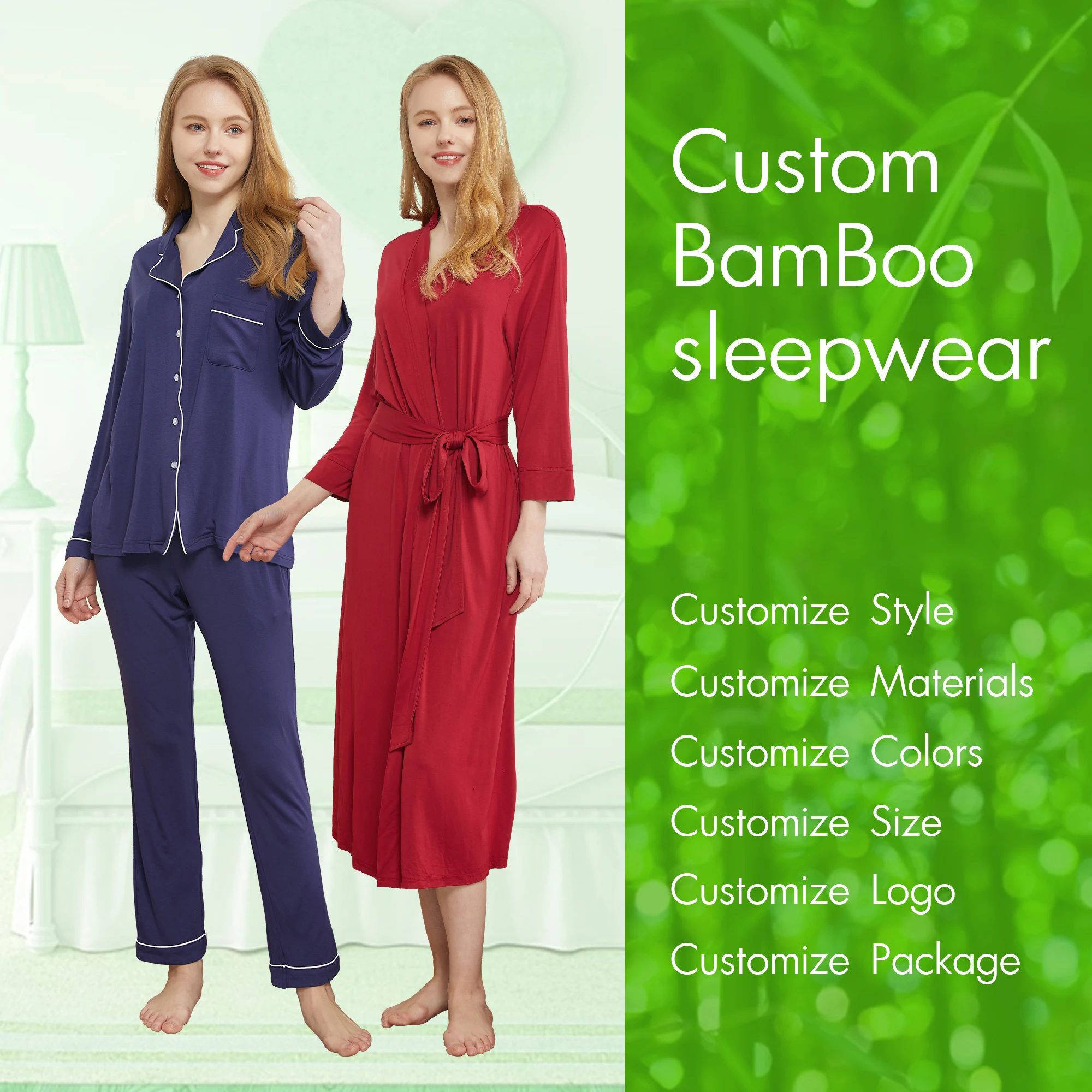 Custom Wholesale fashion Solid Adult pijamas for lady Soft long Sleeve Sleepwear Set cotton women Pyjamas 100% bamboo pajamas, Black,grey,pink,navy
Custom Wholesale fashion Solid Adult pijamas for lady Soft long Sleeve Sleepwear Set cotton women Pyjamas 100% bamboo pajamas, Black,grey,pink,navy