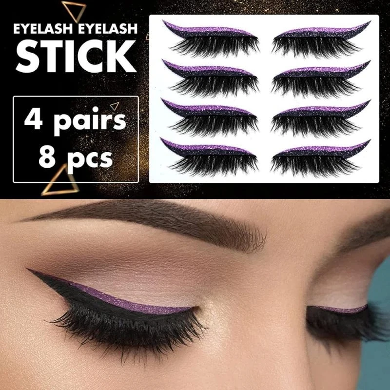 7 Colors Reusable Eyeliner And Eyelash Stickers 2 in 1 Waterproof Self Adhesive Sticky Eye Makeup Self-adhesive Cosmetic, Colorful
7 Colors Reusable Eyeliner And Eyelash Stickers 2 in 1 Waterproof Self Adhesive Sticky Eye Makeup Self-adhesive Cosmetic, Colorful