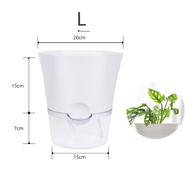 2021 hot sale plant pots indoor Lazy Automatic Wate-absorbing Self Watering Flower Pots Fish tank, White
2021 hot sale plant pots indoor Lazy Automatic Wate-absorbing Self Watering Flower Pots Fish tank, White