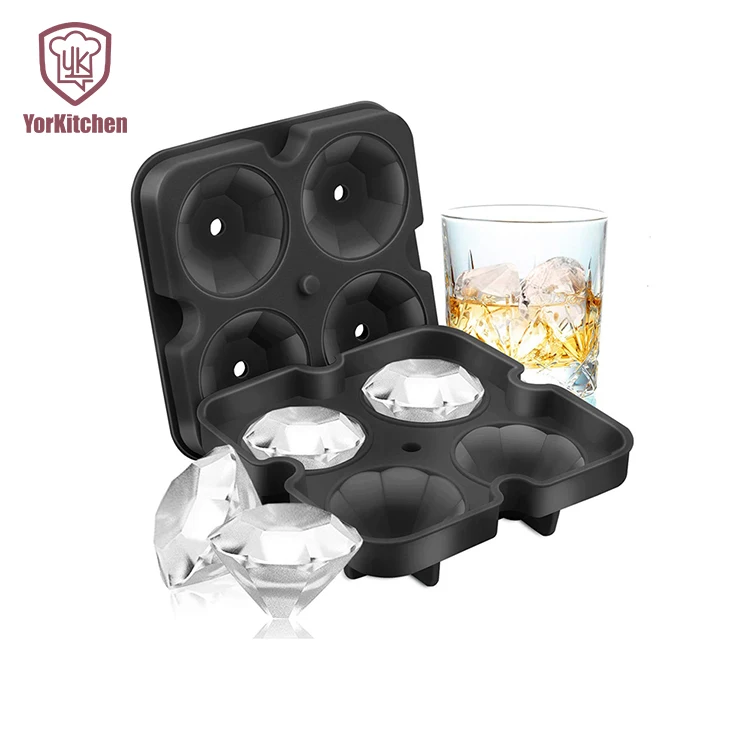 Cavity with Removable Lid Silicone Diamond Ice Cube Molds 
Cavity with Removable Lid Silicone Diamond Ice Cube Molds