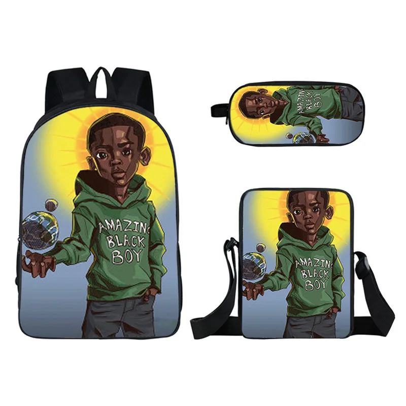 Customized Backpack Printed Logo Book Bags Popular African American Boys Backpack High School Hold Books Bags
Customized Backpack Printed Logo Book Bags Popular African American Boys Backpack High School Hold Books Bags