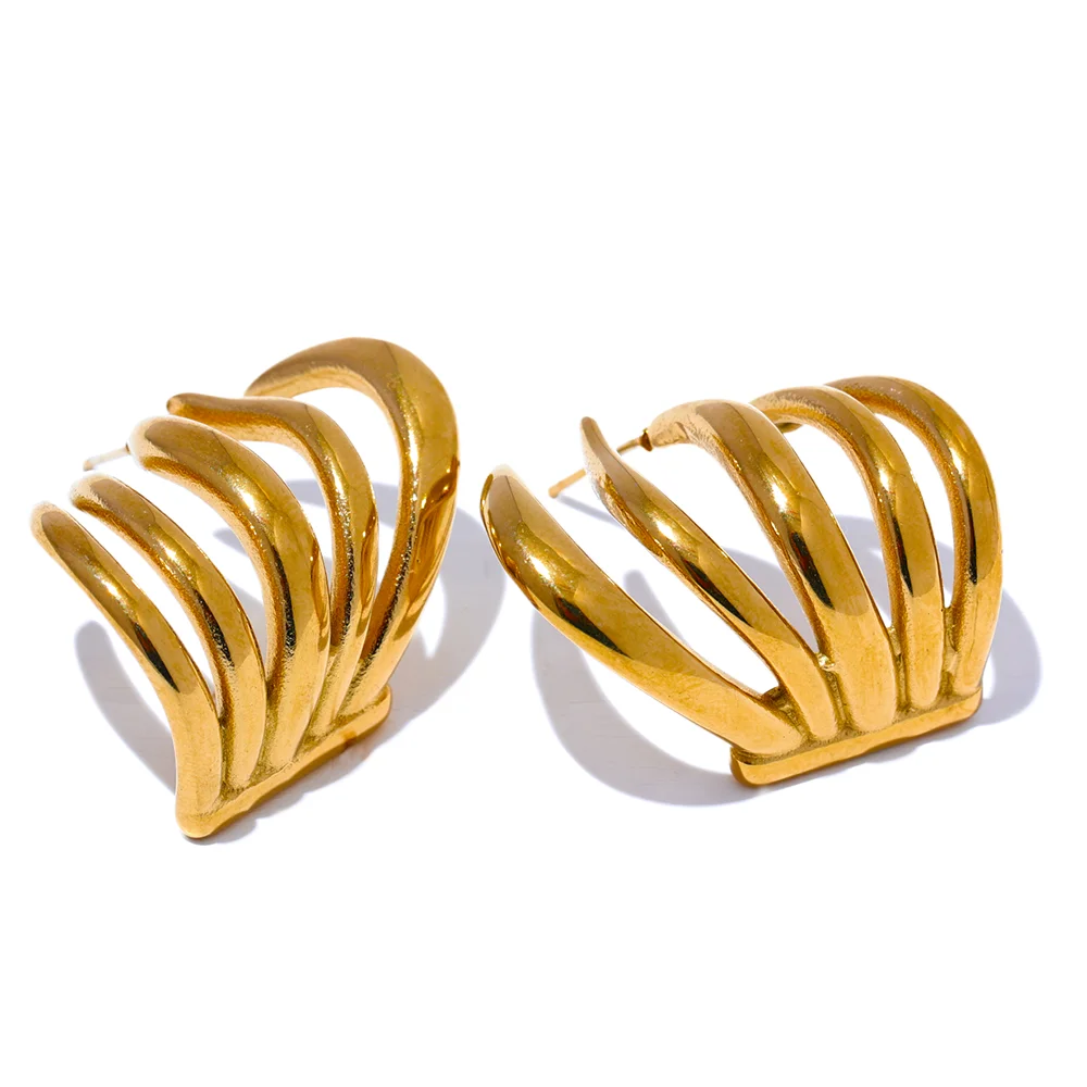 JINYOU 2693 Creative Stainless Steel Metal Geometric Unusual Earrings Anti Allergic Metal Charm Daily Jewelry Accessories Gala
JINYOU 2693 Creative Stainless Steel Metal Geometric Unusual Earrings Anti Allergic Metal Charm Daily Jewelry Accessories Gala