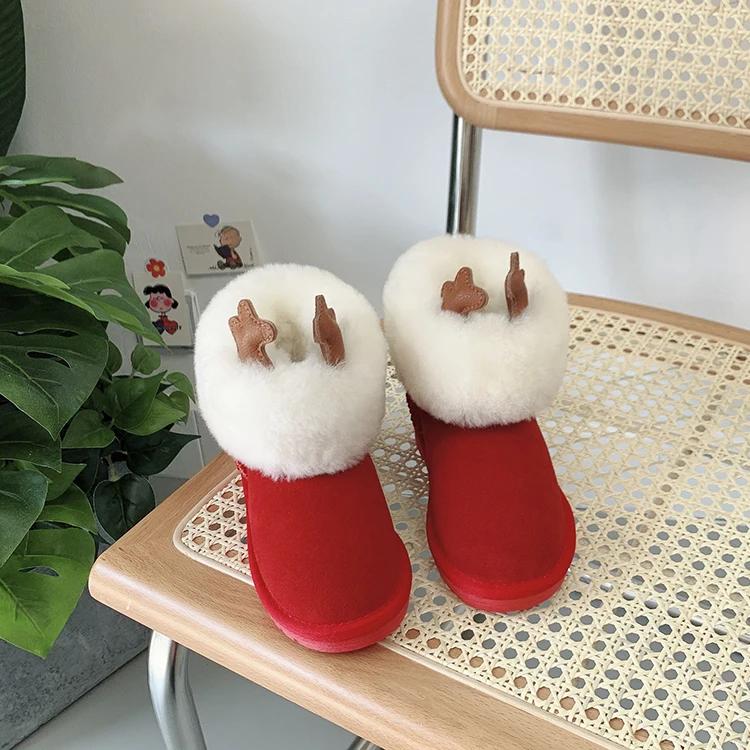 Custom Classic Winter Warm Australia Sheepskin Leather Ankle Snow Boots for Women
Custom Classic Winter Warm Australia Sheepskin Leather Ankle Snow Boots for Women