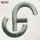 hot sell popular custom embroidered patches for clothing/DIY heat press iron on