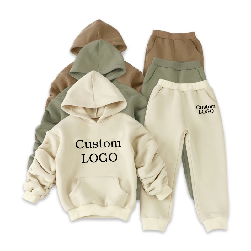 Custom Logo Hoodies Kids Winter Warm Clothing Manufacturers Unisex Kids Sweatsuits Joggers Outfit Baby Fleece Tracksuit
Custom Logo Hoodies Kids Winter Warm Clothing Manufacturers Unisex Kids Sweatsuits Joggers Outfit Baby Fleece Tracksuit