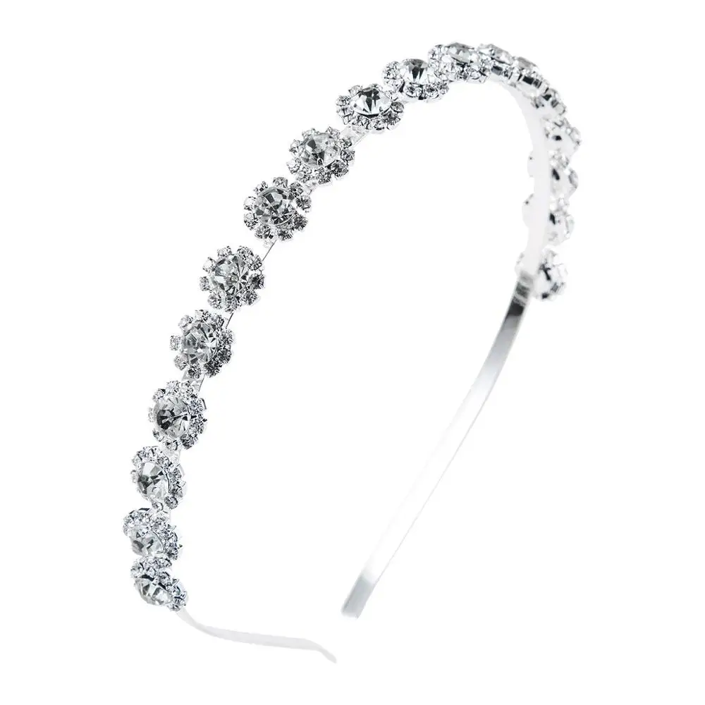 Bling Luxury Women Hair Head Accessories Clear Crystal Rhinestone Flower Headbands Hair Band for Girls Party, Picture
Bling Luxury Women Hair Head Accessories Clear Crystal Rhinestone Flower Headbands Hair Band for Girls Party, Picture