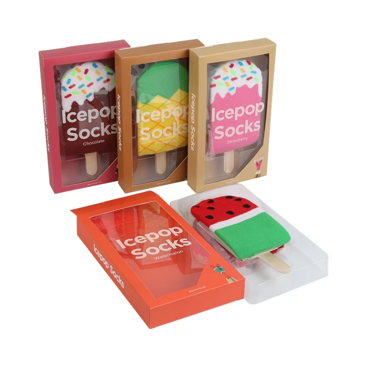 Wholesale Creative Funny Popsicle Men Women Casual Chocolate Strawberry Fancy Icepop Socks, Custom color
Wholesale Creative Funny Popsicle Men Women Casual Chocolate Strawberry Fancy Icepop Socks, Custom color