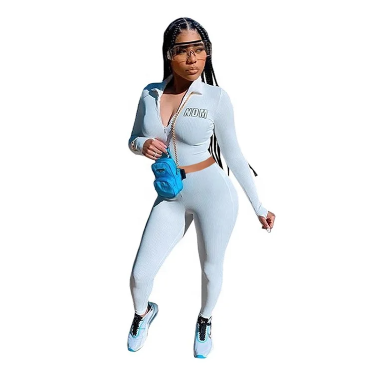 2021 Hot Bodycon Gym Sport Suits Solid Color Letter Printed Jumpsuit Crop Top Pants Two Piece Set Suits Tracksuits Women
2021 Hot Bodycon Gym Sport Suits Solid Color Letter Printed Jumpsuit Crop Top Pants Two Piece Set Suits Tracksuits Women
