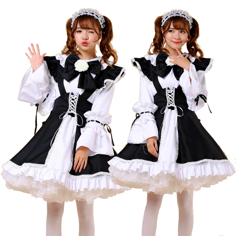 Hot Sale Maid Costume Anime Sweet Girls Restaurant Waiters Uniform Cosplay Maid Costume For Halloween Party Cosplay Performance, Picture color
Hot Sale Maid Costume Anime Sweet Girls Restaurant Waiters Uniform Cosplay Maid Costume For Halloween Party Cosplay Performance, Picture color