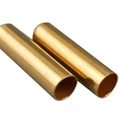 OEM size Straight Flexible Small Diameter Bright Brass Alloy Pipe /Tube for Jewelry Making