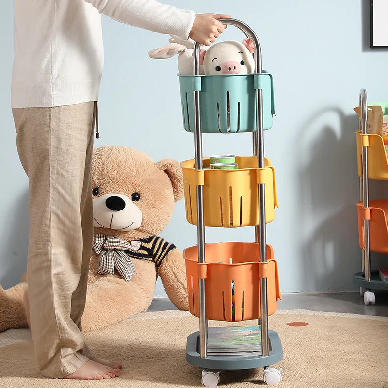 Eco-Friendly Diy 3-4 Layers Stainless Steel Stand Plastic Basket Decorative Kids Kinder Toys Storage Shelf With Wheels, Macarons
Eco-Friendly Diy 3-4 Layers Stainless Steel Stand Plastic Basket Decorative Kids Kinder Toys Storage Shelf With Wheels, Macarons