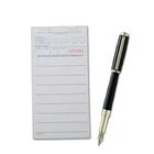 Custom restaurant receipt book and bill book printing dealers