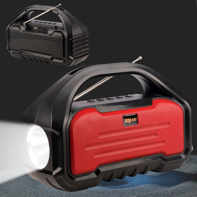 Portable multi-function handle audio flashlight speaker waterproof outdoor speaker auxiliary TF USB mobile phone speaker
Portable multi-function handle audio flashlight speaker waterproof outdoor speaker auxiliary TF USB mobile phone speaker