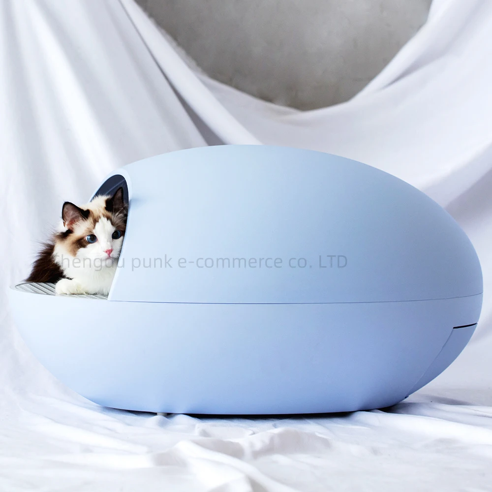 Automatic Cat Litter Box Big Smart Self-cleaning Cat toilet Egg Type Cat Litter Box Easy To Disassemble Katzentoilett, White
Automatic Cat Litter Box Big Smart Self-cleaning Cat toilet Egg Type Cat Litter Box Easy To Disassemble Katzentoilett, White