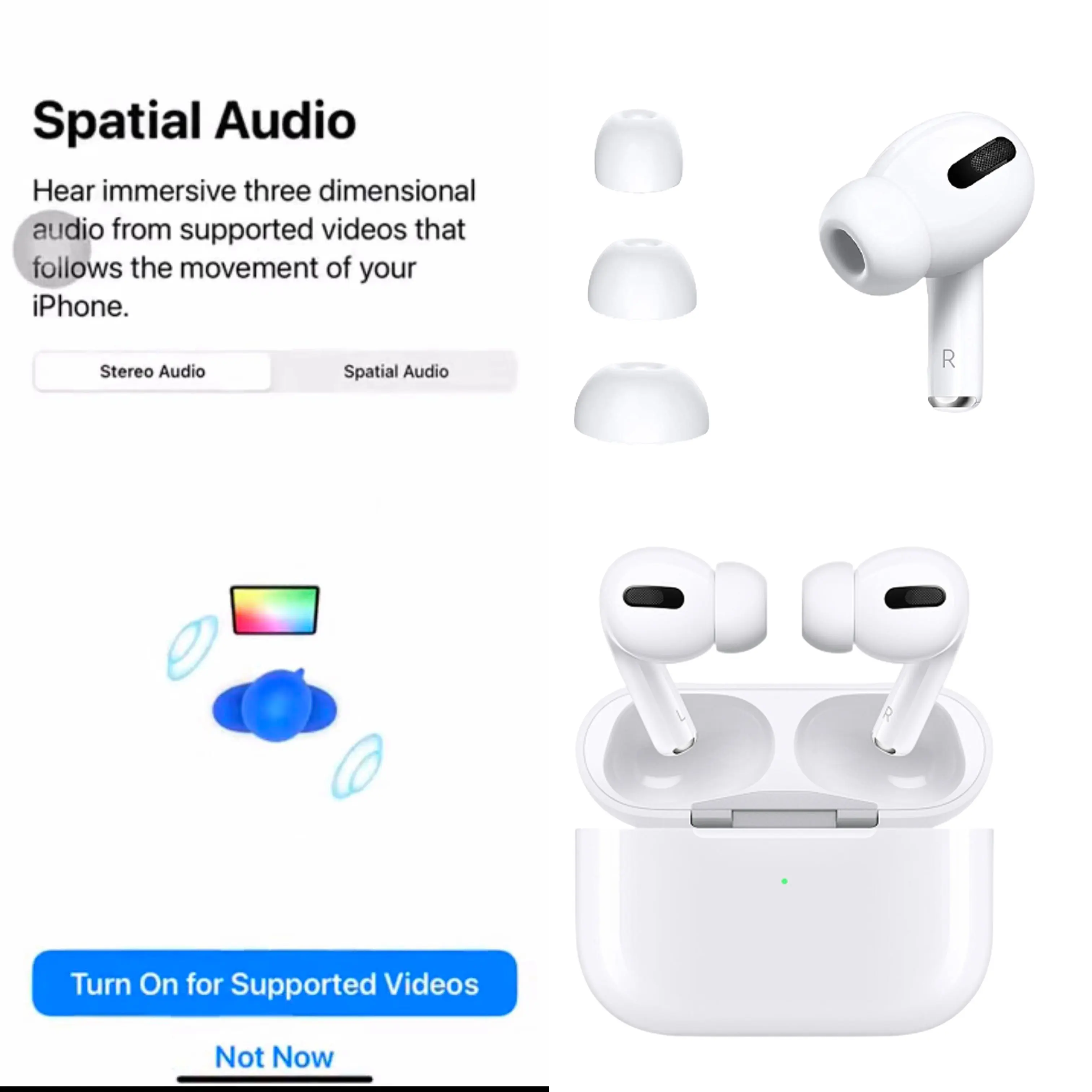 1:1 Origal gen 3 pro TWS Noise Cancellation Earphone Super Bass Headset air 3 With Spatial Audio
1:1 Origal gen 3 pro TWS Noise Cancellation Earphone Super Bass Headset air 3 With Spatial Audio