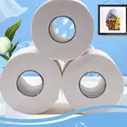 3 Ply Toilet Tissue Paper Roll Wholesale 3 Ply Layer Ultra Soft Highly Absorbent Bathroom Tissue Bulk Toilet Paper Roll