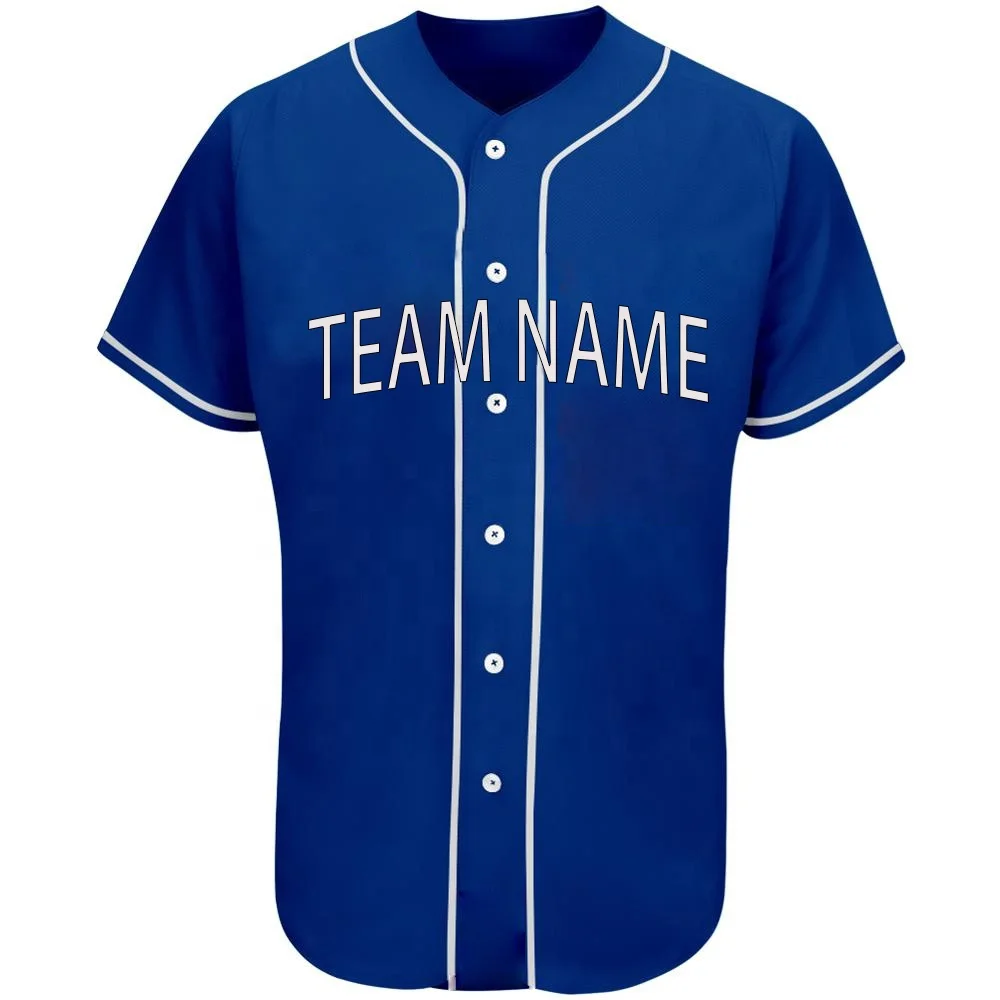

Quickly Customize Your Design Casual Fashion Striped/Plaid/Solid Color Printing/Embroidered Baseball Uniform Jersey, Customized color