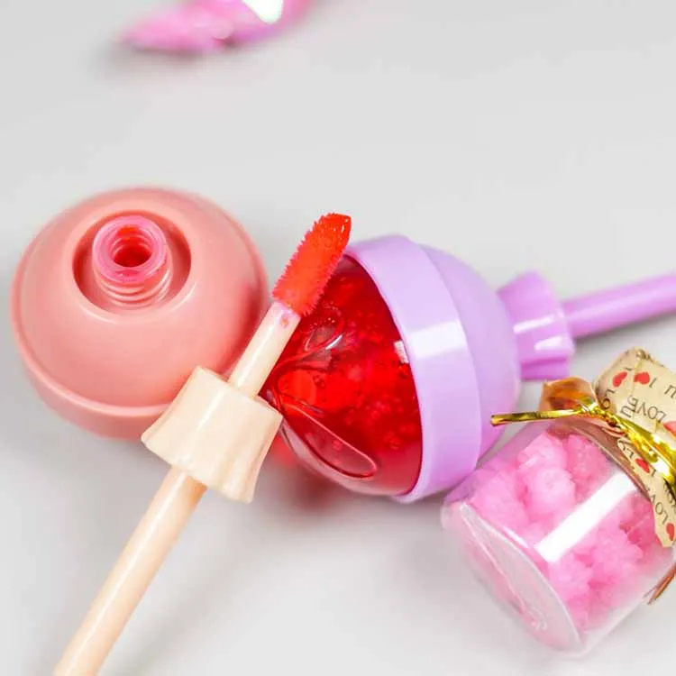 Wholesale unique fancy kids bear shaped lip tint bottle cute lip gloss container lollipop lipgloss
Wholesale unique fancy kids bear shaped lip tint bottle cute lip gloss container lollipop lipgloss