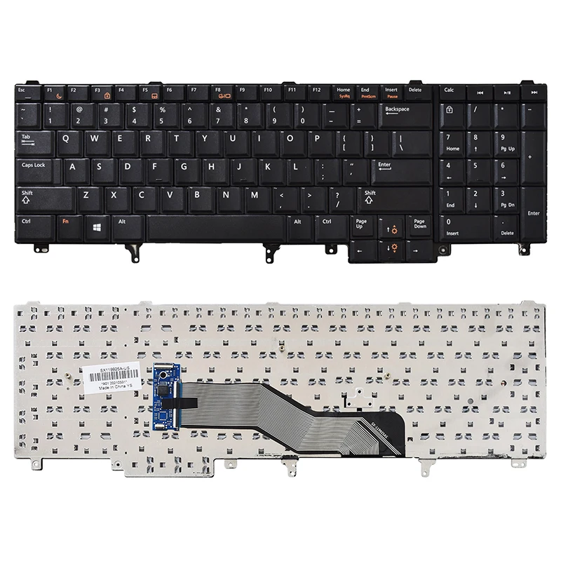 Laptop keyboard for Dell Latutude E5520 E5530 P28G E6520 E6530 E6540 P29F Black US RU Keyboard
Laptop keyboard for Dell Latutude E5520 E5530 P28G E6520 E6530 E6540 P29F Black US RU Keyboard