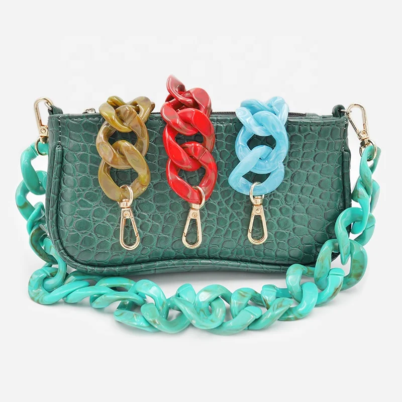 Multi Purpose Custom Thick Acrylic Shoulder Sling Chain Purse Links Bag Strap Crossbody
Multi Purpose Custom Thick Acrylic Shoulder Sling Chain Purse Links Bag Strap Crossbody
