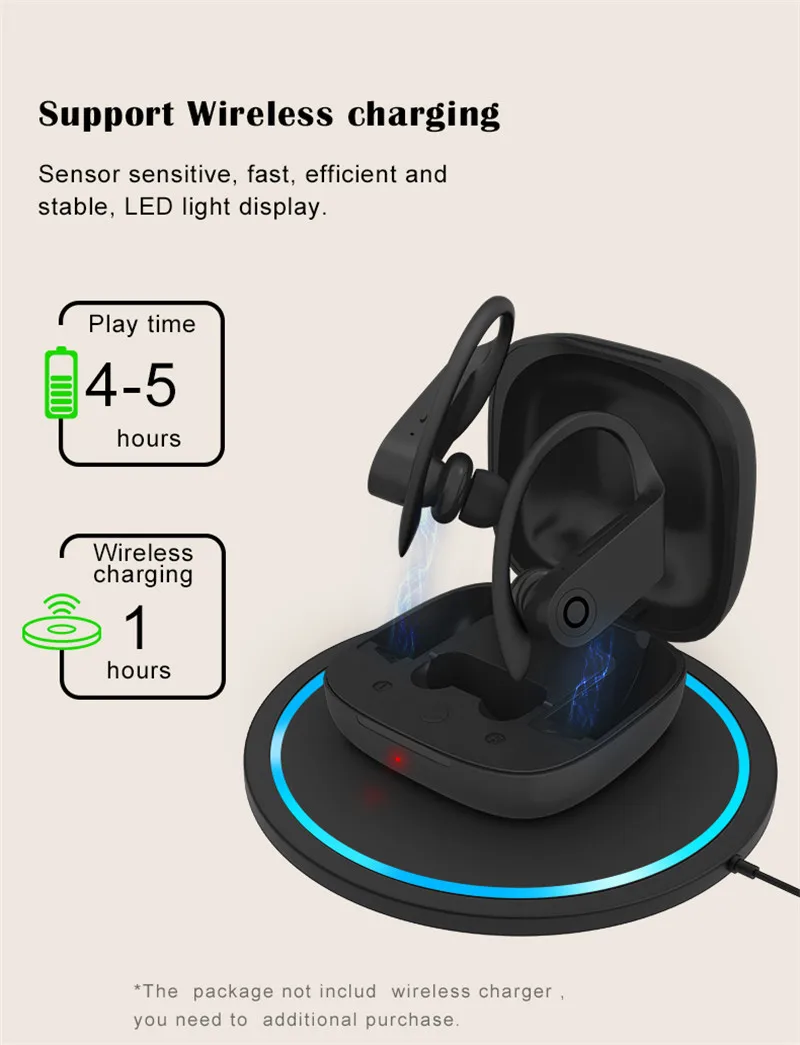 Beatstudio wireless charge earphone use for beats wireless headphones bluetooths headset b10 tws sport earbuds - ANKUX.COM