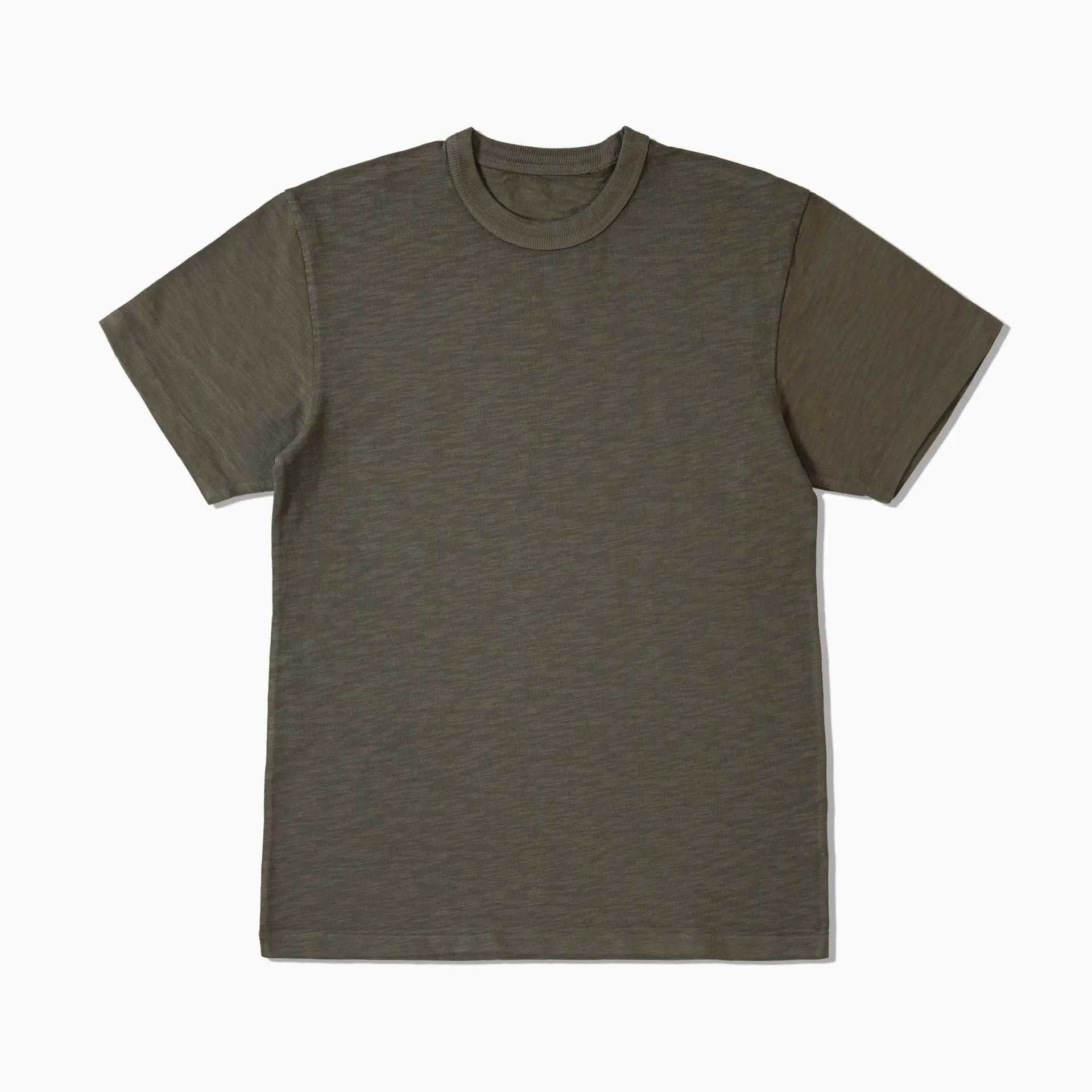 Slubby cotton 340 grams heavy weight for top large solid color T-shirt wear in casual life for men and women, Customized colors
Slubby cotton 340 grams heavy weight for top large solid color T-shirt wear in casual life for men and women, Customized colors