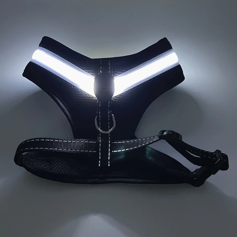 2021 wholesale Multicolor LED Illuminated Reflective USB rechargeable LED Dog Harness
2021 wholesale Multicolor LED Illuminated Reflective USB rechargeable LED Dog Harness