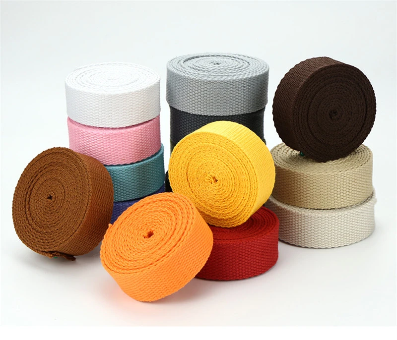 

30mm width Canvas Ribbon Polyester Cotton Webbing Strap Sewing Bag Belt Accessories Outdoor Backpack Bag Parts