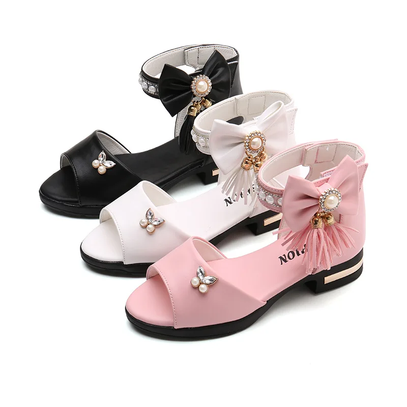 Princess girls sandals for 2021 summer hot style children sweet casual shoes, Black,white,pink
Princess girls sandals for 2021 summer hot style children sweet casual shoes, Black,white,pink