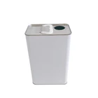 Custom Printing 5L 1.25GAL Metal Pail Tin Bucket Square Flask Can