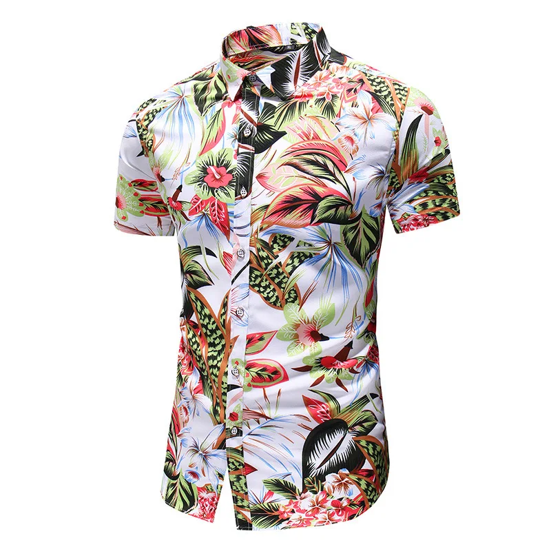Summer Shirt Men Custom Logo Fashion Button Up Mens Casual Shirts Beach Turn-Down Collar Printing Short Hawaiian Shirts For Men, Blue
Summer Shirt Men Custom Logo Fashion Button Up Mens Casual Shirts Beach Turn-Down Collar Printing Short Hawaiian Shirts For Men, Blue