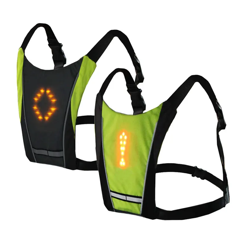 Wireless Reflective Cycling Vest 4 LED Turn Signal Light safe bike Vest USB Rechargeable Bicycle Guiding Light Remote Control
Wireless Reflective Cycling Vest 4 LED Turn Signal Light safe bike Vest USB Rechargeable Bicycle Guiding Light Remote Control