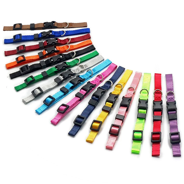 Wholesale Nylon Identification Colorful Whelp Litter Necklace Soft Adjustable Puppy ID Collar, 15 colors for choice
Wholesale Nylon Identification Colorful Whelp Litter Necklace Soft Adjustable Puppy ID Collar, 15 colors for choice