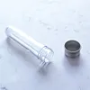 Test Tubes Liquid Holder with Metal Screw Caps Stoppers Round Bottom