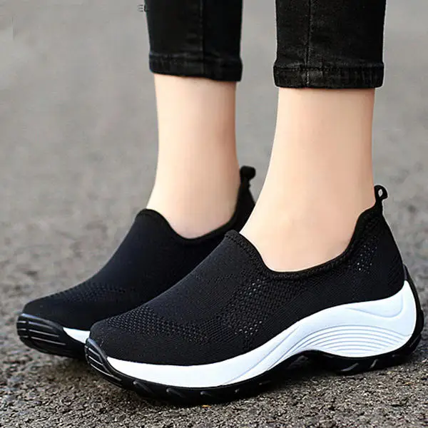 Women Mesh Breathable Soft Slip On Casual Sneakers
Women Mesh Breathable Soft Slip On Casual Sneakers