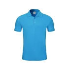 plain polo shirts blue color in blank design from XS to 5xl