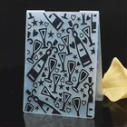 Cheap Wholesale High Quality Customized Champagne Glass Plastic Handicraft Paper Embossing Folder For Mother's Day