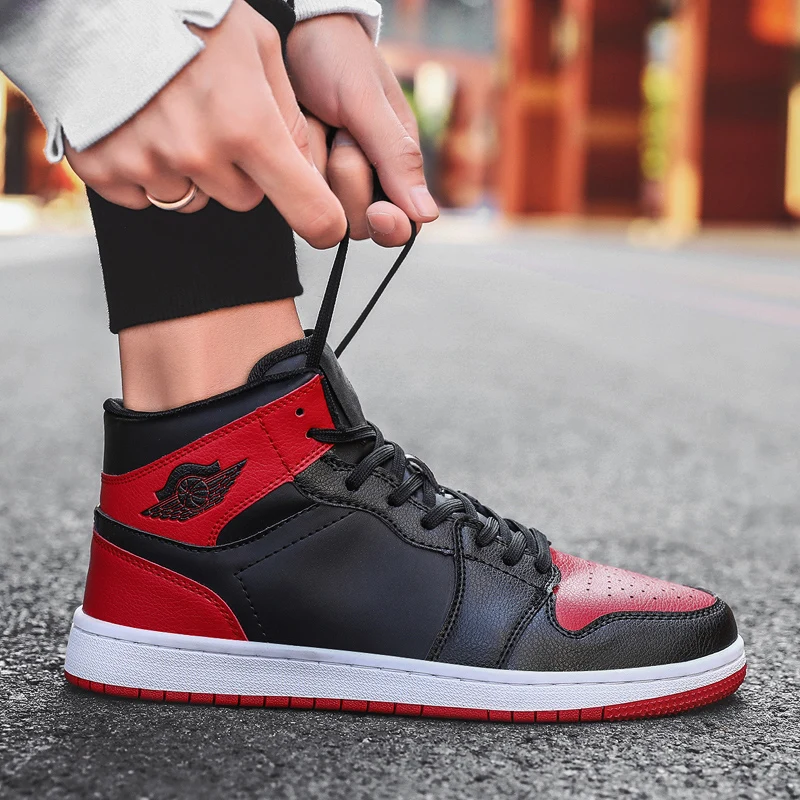 New No Brand Logo Aj 1 High Top Sneakers Men'S Fashion Basketball Shoes Original Sneakers Men Shoes 2021, 6 color as picture
New No Brand Logo Aj 1 High Top Sneakers Men'S Fashion Basketball Shoes Original Sneakers Men Shoes 2021, 6 color as picture