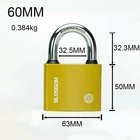 Best 60mm Padlock BC29 60MM Blossom Lock Best Price Keyed Solid Shackle Accepted Custom Size Cheap Price Iron Padlock