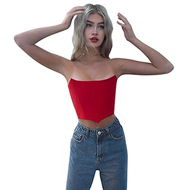 Hot Sale Sexy Woman Love And Rose T-shirt Solid Color Vest Backless Sleeveless Crop Top Women's Breast Wrap With Wholesale Price, Customized color
Hot Sale Sexy Woman Love And Rose T-shirt Solid Color Vest Backless Sleeveless Crop Top Women's Breast Wrap With Wholesale Price, Customized color