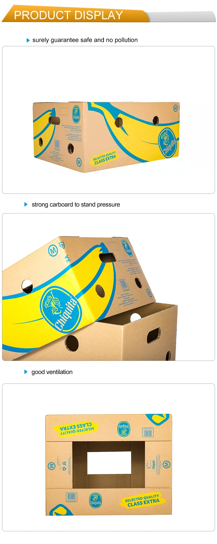 瓦楞纸板香蕉水果盒纸箱制造商移动 buy 香蕉盒,香蕉箱,水果盒