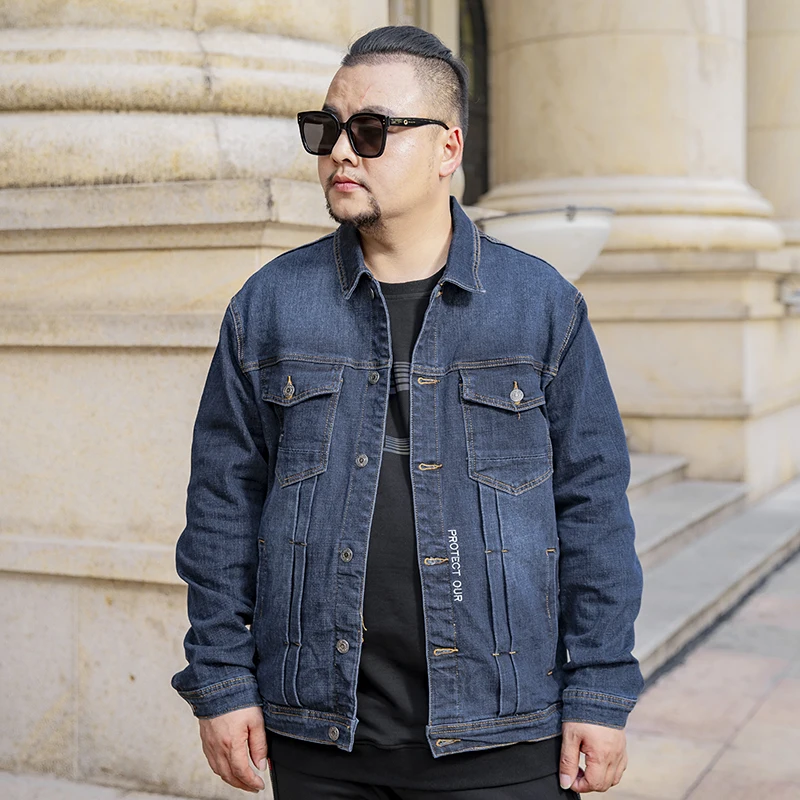 Manufacturers China Custom Denim Jeans Jacket For Men Button Up Plus size men's Jackets Jeans Wholesale big Mens Denim Jacket
Manufacturers China Custom Denim Jeans Jacket For Men Button Up Plus size men's Jackets Jeans Wholesale big Mens Denim Jacket