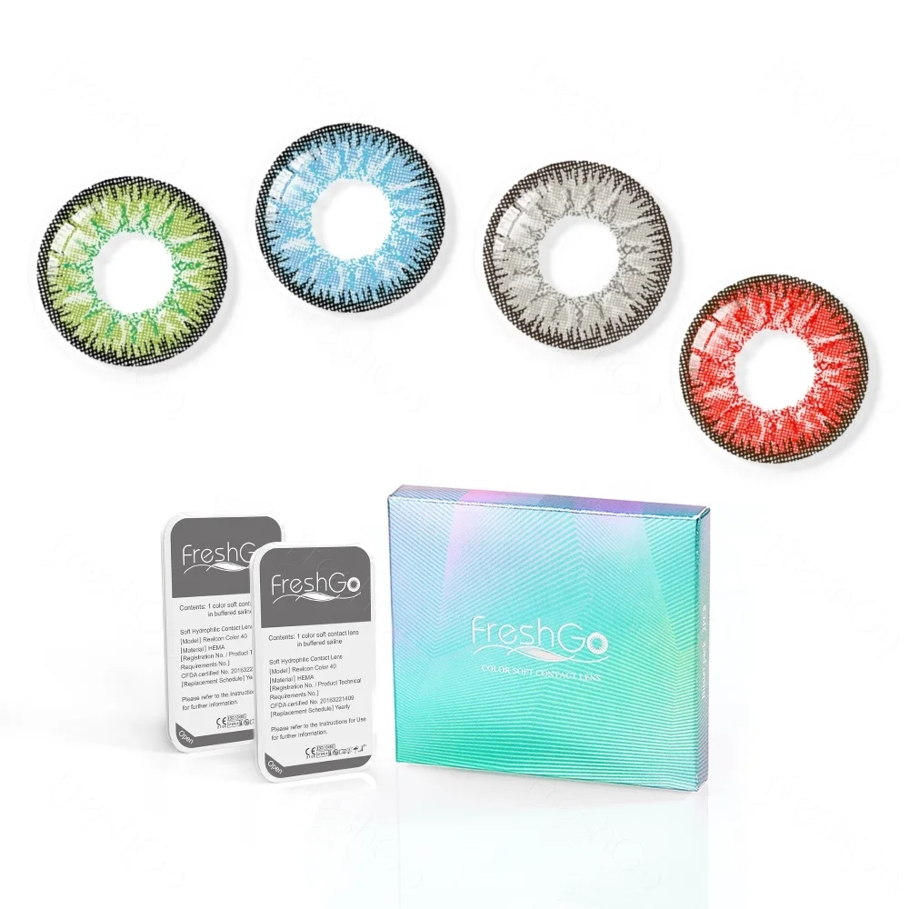 Free shipping samples freshgo NONNO cosmetic contact lenses big eye red demon contact lens wholesale
Free shipping samples freshgo NONNO cosmetic contact lenses big eye red demon contact lens wholesale