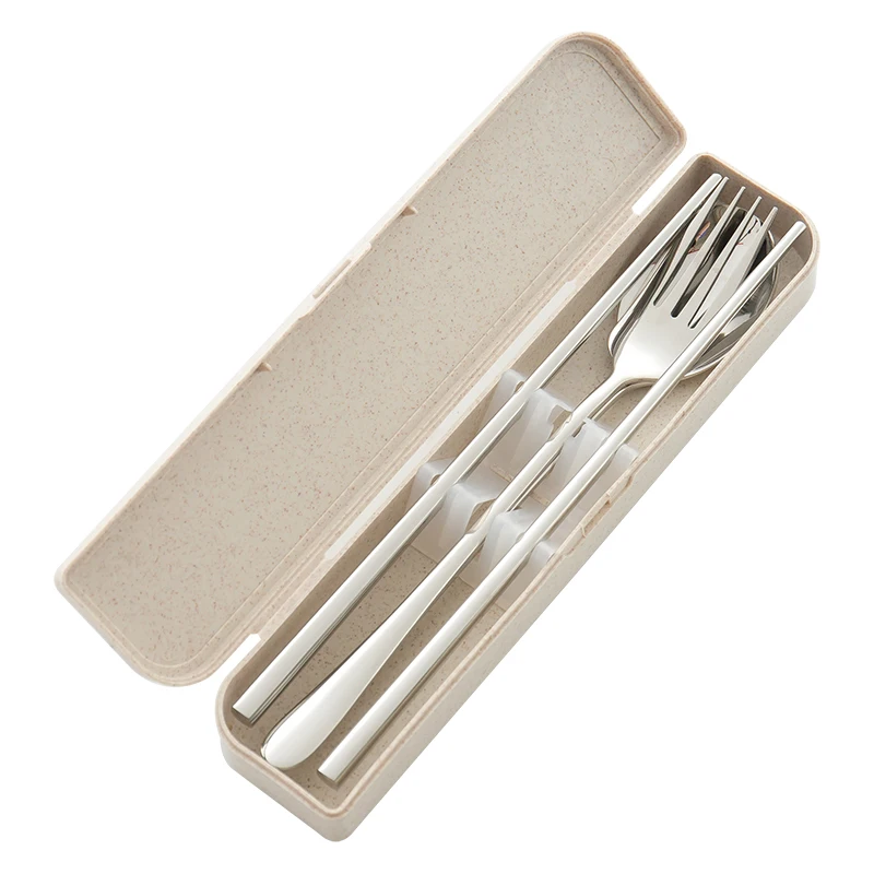 Korean Style 18/8 Stainless Steel Cutlery Set Travel Portable Cutlery Set With Case For Camping, Silver/gold/rose gold/black/rainbow/blue/purple
Korean Style 18/8 Stainless Steel Cutlery Set Travel Portable Cutlery Set With Case For Camping, Silver/gold/rose gold/black/rainbow/blue/purple
