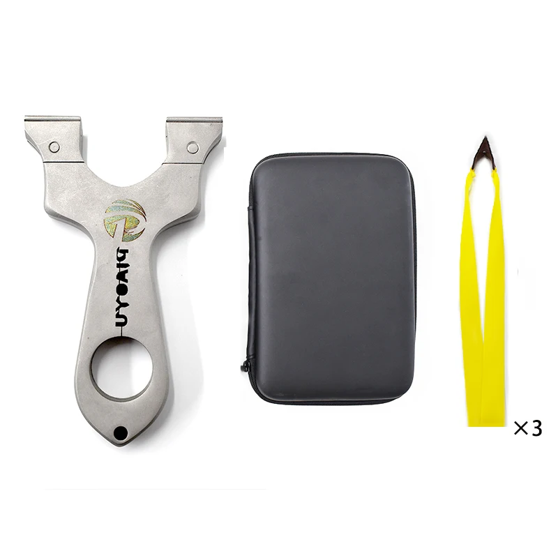 Portable Metal Slingshot Color Logo Design Professional Slingshot for Outdoor Hunting and Shooting Sports
Portable Metal Slingshot Color Logo Design Professional Slingshot for Outdoor Hunting and Shooting Sports