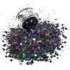 Super quality bulk Non-toxic glitter powder craft decoration chunky glitter mix