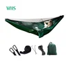 Automatic quick open Outdoor single or 2 Person Parachute Portable Durable Folding Ripstop Camping Cover Mosquito Net Hammock