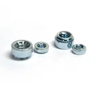 China Factory iron round blue zinc Plating Pressure knurled riveting nut with good quality