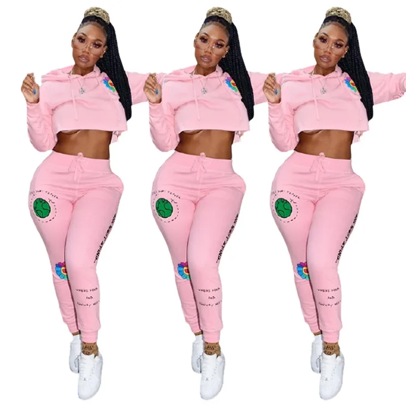 Hot sale autumn new sexy short hooded sweater suit casual solid color women's suit wholesale pink long-sleeved hooded sweater
Hot sale autumn new sexy short hooded sweater suit casual solid color women's suit wholesale pink long-sleeved hooded sweater
